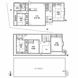 楢原町戸建の物件間取画像